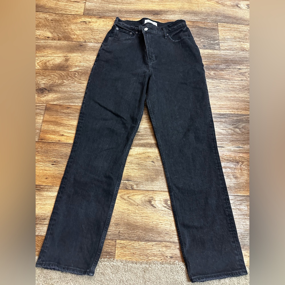 Abercrombie & Fitch The 90s straight ultra high rise / curve love